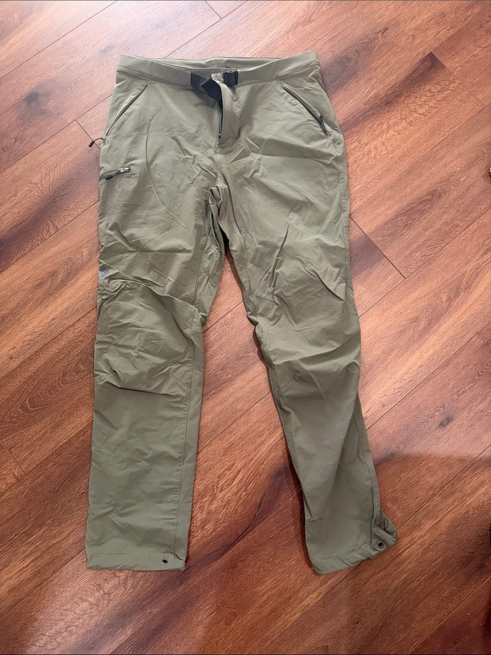 Men's black diamond Olive Green Lightweight Outdoor Pants
